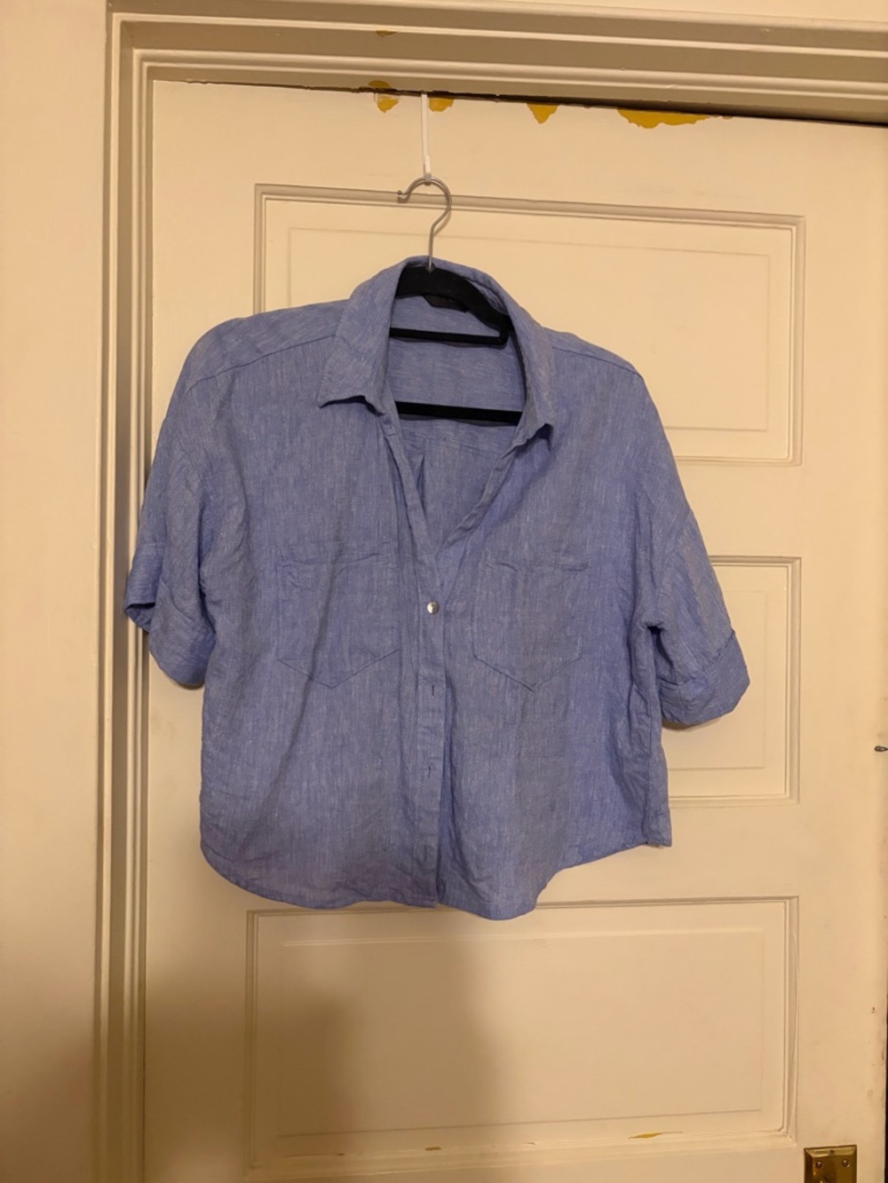 Zara Light Blue Button-Down Shirt